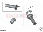 BMW Motorrad BMW 2020 R models R nineT Scrambler (0J31, 0J33) Heated handlebar grips 2