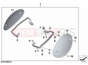 BMW Motorrad BMW 2020 R models R nineT Scrambler (0J31, 0J33) Start-number carrier 2