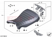 BMW Motorrad BMW 2020 R models R nineT Scrambler (0J31, 0J33) Single seat bench for luggage rack 2 2