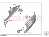 BMW Motorrad BMW 2020 R models R nineT Scrambler (0J31, 0J33) Cover for intake silencer 2
