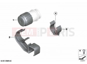 BMW Motorrad BMW 2020 R models R nineT Scrambler (0J31, 0J33) Sealing cap / holder diagnostic socket | Sealing cap / holder diagnostic socket