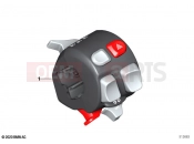BMW Motorrad BMW 2020 R models R nineT Scrambler (0J31, 0J33) Multifunction switch left button grey | Multifunction switch left button grey