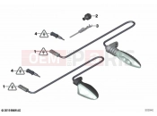 BMW Motorrad BMW 2020 R models R nineT Scrambler (0J31, 0J33) Repair connector indicator lamp 2