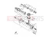 YAMAHA YFM 350 Big Bear YFM350FW BIG BEAR 350 3HN4 1990 CRANKSHAFT & PISTON
