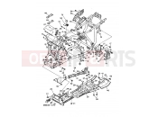 YAMAHA YFM 350 Big Bear YFM350FW BIG BEAR 350 3HN4 1990 FRAME