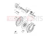 YAMAHA YFM 350 Big Bear YFM350FW BIG BEAR 350 3HN4 1990 REAR BRAKE CALIPER