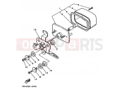 YAMAHA YFM 350 Big Bear YFM350FW BIG BEAR 350 3HN4 1990 TAILLIGHT