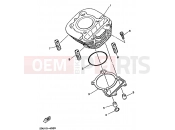 YAMAHA YFM 250 Moto-4 YFM250 MOTO 4 - 250 3GH4 1990 CYLINDER