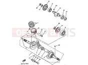 YAMAHA YFM 250 Moto-4 YFM250 MOTO 4 - 250 3GH4 1990 CRANKSHAFT & PISTON