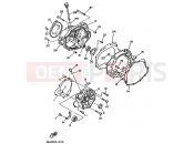 YAMAHA YFM 250 Moto-4 YFM250 MOTO 4 - 250 3GH4 1990 CRANKCASE COVER 1