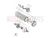 YAMAHA YFM 250 Moto-4 YFM250 MOTO 4 - 250 3GH4 1990 CLUTCH