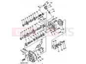 YAMAHA YFM 250 Moto-4 YFM250 MOTO 4 - 250 3GH4 1990 SUB TRANSMISSION