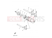 YAMAHA YFM 250 Moto-4 YFM250 MOTO 4 - 250 3GH4 1990 SHIFT CAM & FORK