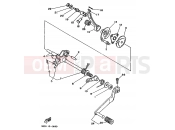 YAMAHA YFM 250 Moto-4 YFM250 MOTO 4 - 250 3GH4 1990 SHIFT SHAFT
