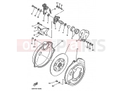 YAMAHA YFM 250 Moto-4 YFM250 MOTO 4 - 250 3GH4 1990 REAR BRAKE CALIPER