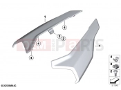BMW Motorrad BMW 2022 S models S 1000 R (0E51, 0E53) Rear side panel | Rear side panel