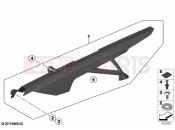 BMW Motorrad BMW 2022 S models S 1000 R (0E51, 0E53) Chain guard carbon | Chain guard carbon