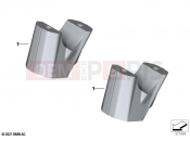 BMW Motorrad BMW 2022 S models S 1000 R (0E51, 0E53) Handlebar extension | Handlebar extension