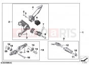 BMW Motorrad BMW 2022 S models S 1000 R (0E51, 0E53) Footrest system, left | Footrest system, left