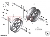 BMW Motorrad BMW 2022 S models S 1000 R (0E51, 0E53) Forged wheels | Forged wheels