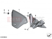 BMW Motorrad BMW 2021 S models S 1000 R (0E51, 0E53) Slipstream deflector | Slipstream deflector