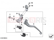 BMW Motorrad BMW 2021 S models S 1000 R (0E51, 0E53) Clutch control assembly | Clutch control assembly
