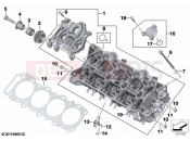 BMW Motorrad BMW 2021 S models S 1000 R (0E51, 0E53) Cylinder head with cover