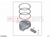 BMW Motorrad BMW 2021 S models S 1000 R (0E51, 0E53) Piston with rings and pin