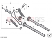 BMW Motorrad BMW 2021 S models S 1000 R (0E51, 0E53) Camshaft Camshaft