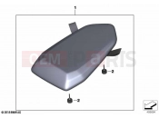 BMW Motorrad BMW 2021 S models S 1000 R (0E51, 0E53) Seat bench, pillion 2