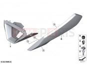 BMW Motorrad BMW 2021 S models S 1000 R (0E51, 0E53) Engine spoiler 2 | Engine spoiler 2