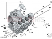 BMW Motorrad BMW 2020 S models S 1000 R (0E51, 0E53) Engine housing | Engine housing