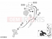 BMW Motorrad BMW 2020 S models S 1000 R (0E51, 0E53) Brake lines, front 2 | Brake lines, front 2