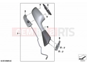 BMW Motorrad BMW 2022 S models S 1000 RR 19 (0E21, 0E23) Mirror / LED turn indicators | Mirror / LED turn indicators