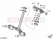 BMW Motorrad BMW 2022 S models S 1000 RR 19 (0E21, 0E23) Fork bridge, bottom / top | Fork bridge, bottom / top