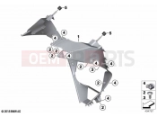 BMW Motorrad BMW 2021 S models S 1000 RR 19 (0E21, 0E23) Air duct, cooler
