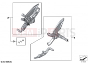 BMW Motorrad BMW 2021 S models S 1000 RR 19 (0E21, 0E23) Footpeg system