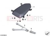 BMW Motorrad BMW 2021 S models S 1000 RR 19 (0E21, 0E23) Passenger seat with passenger rests