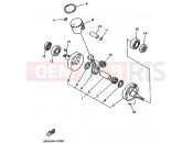 YAMAHA YZ 125 YZ125 (3SR1) 1990 CRANKSHAFT & PISTON