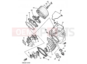 YAMAHA YZ 125 YZ125 (3SR1) 1990 INTAKE