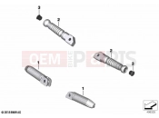 BMW Motorrad BMW 2021 S models S 1000 RR 19 (0E21, 0E23) Footrests | Footrests