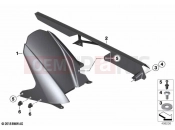 BMW Motorrad BMW 2021 S models S 1000 RR 19 (0E21, 0E23) Wheel cover carbon rear 2