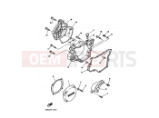 YAMAHA YZ 125 YZ125 (3SR1) 1990 CRANKCASE COVER 1