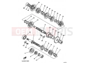 YAMAHA YZ 125 YZ125 (3SR1) 1990 TRANSMISSION
