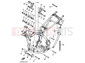 YAMAHA YZ 125 YZ125 (3SR1) 1990 FRAME
