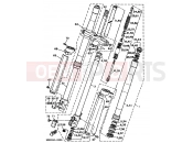 YAMAHA YZ 125 YZ125 (3SR1) 1990 FRONT FORK