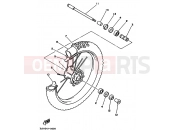 YAMAHA YZ 125 YZ125 (3SR1) 1990 FRONT WHEEL