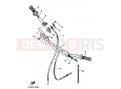 YAMAHA YZ 125 YZ125 (3SR1) 1990 STEERING HANDLE & CABLE