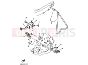YAMAHA YZ 125 YZ125 (3SR1) 1990 STAND & FOOTREST