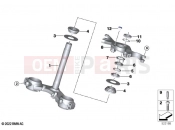 BMW Motorrad BMW 2022 S models S 1000 RR 21 (0E61, 0E63) Fork bridge, bottom / top | Fork bridge, bottom / top